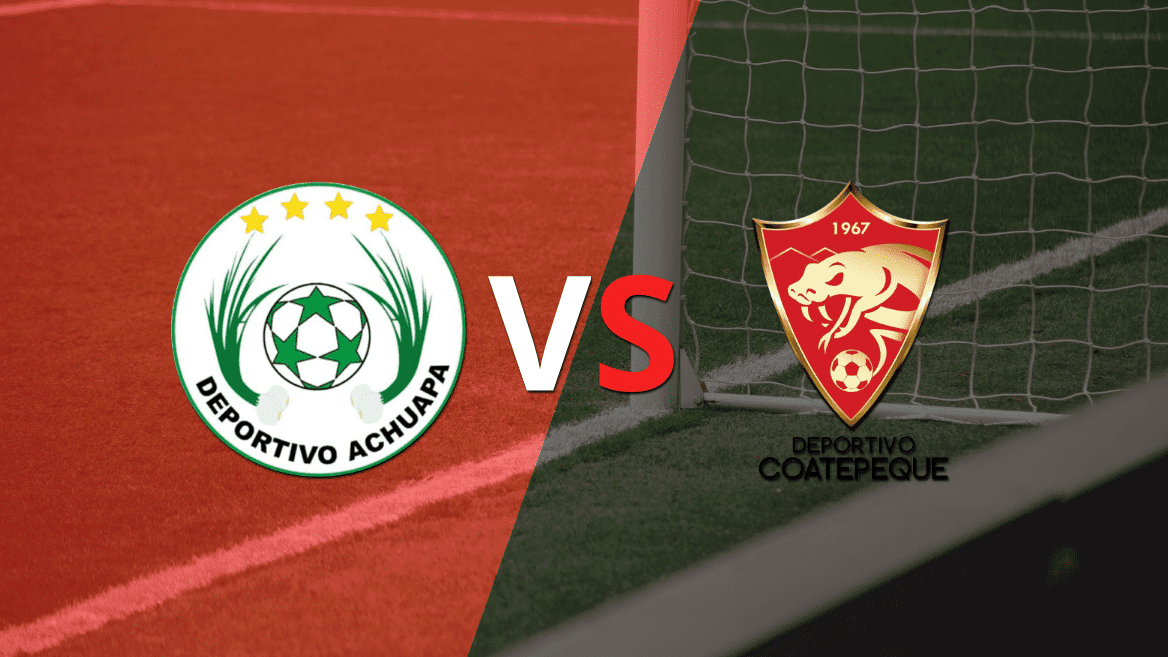 Se juega el segundo tiempo del empate en 0 entre Achuapa y Dep. Coatepeque