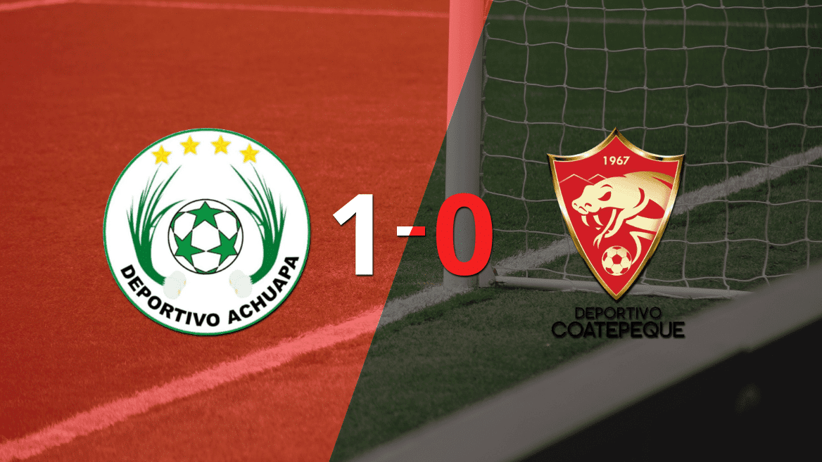Achuapa aprovechó su localía y venció a Dep. Coatepeque
