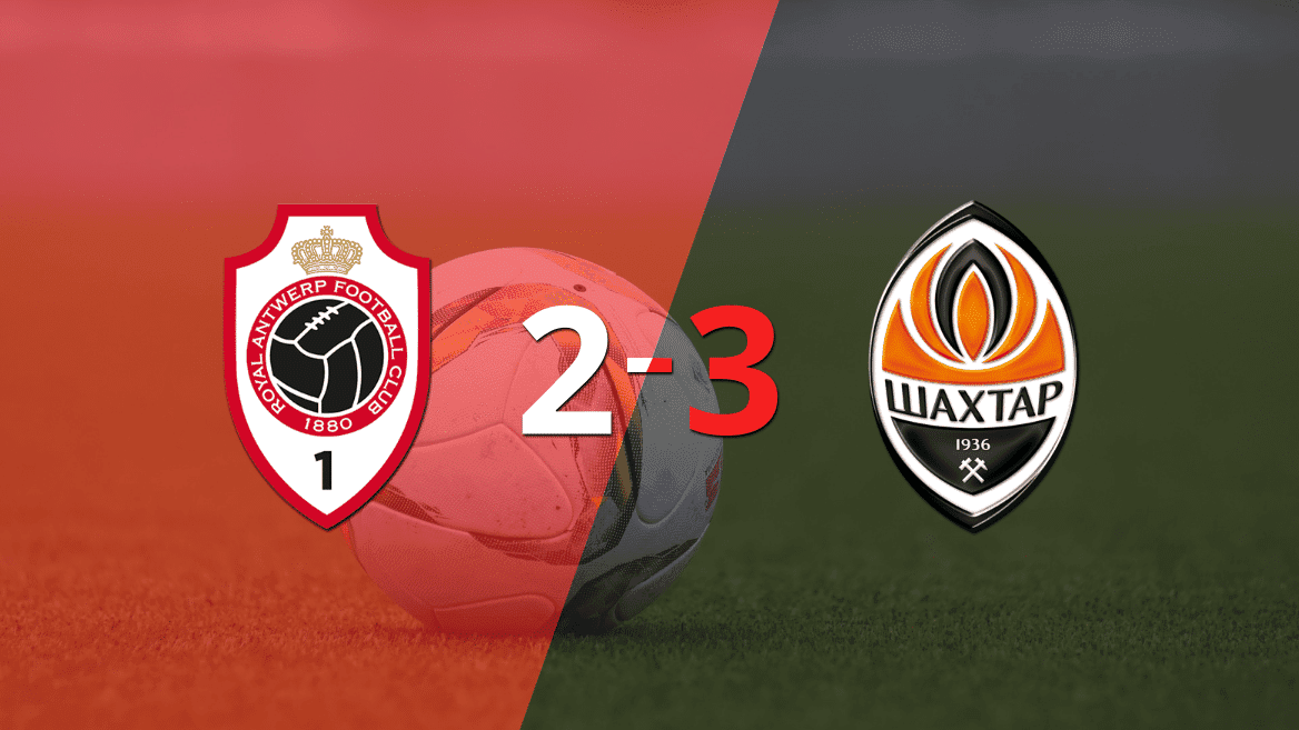 Danylo Sikan sentenció el triunfo de Shakhtar Donetsk ante Royal Antwerp con doblete
