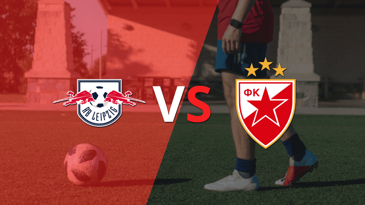 RB Leipzig sigue arriba por 3-1 ante Estrella Roja