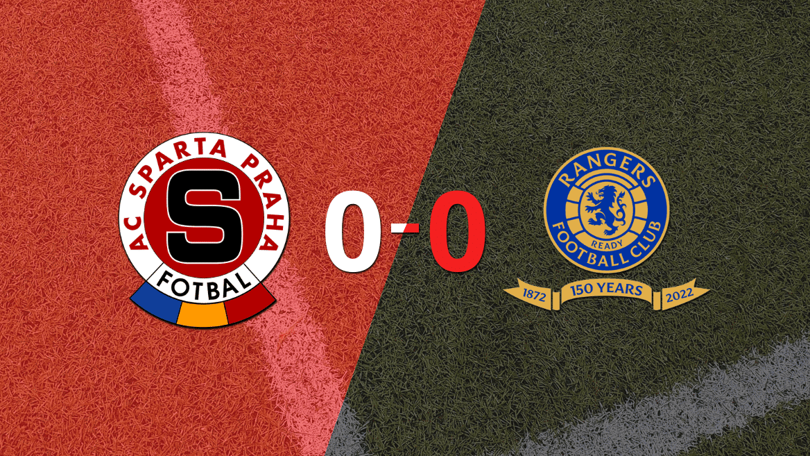 Sparta Praga y Rangers no se hicieron daño y empataron sin goles