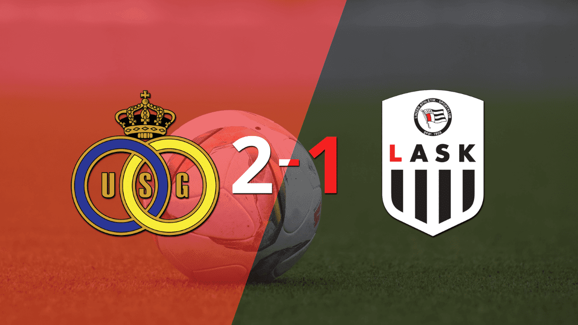 U. Saint-Gilloise consiguió una victoria en casa por 2 a 1 ante LASK Linz