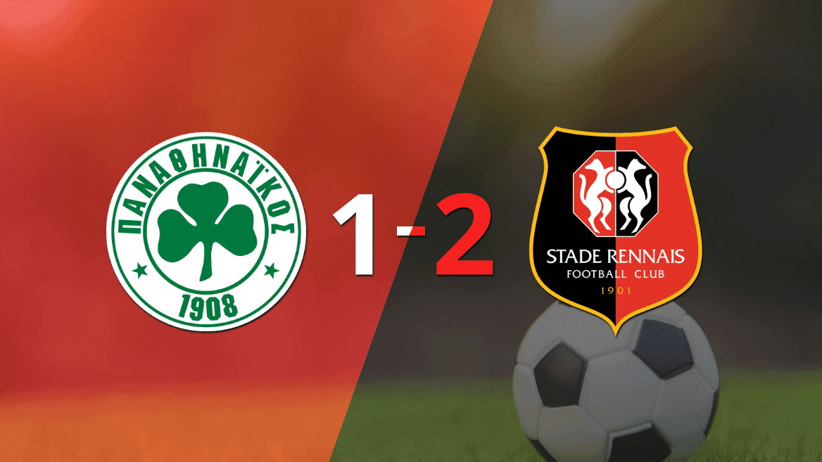 Panathinaikos cayó 2-1 en casa frente a Stade Rennes