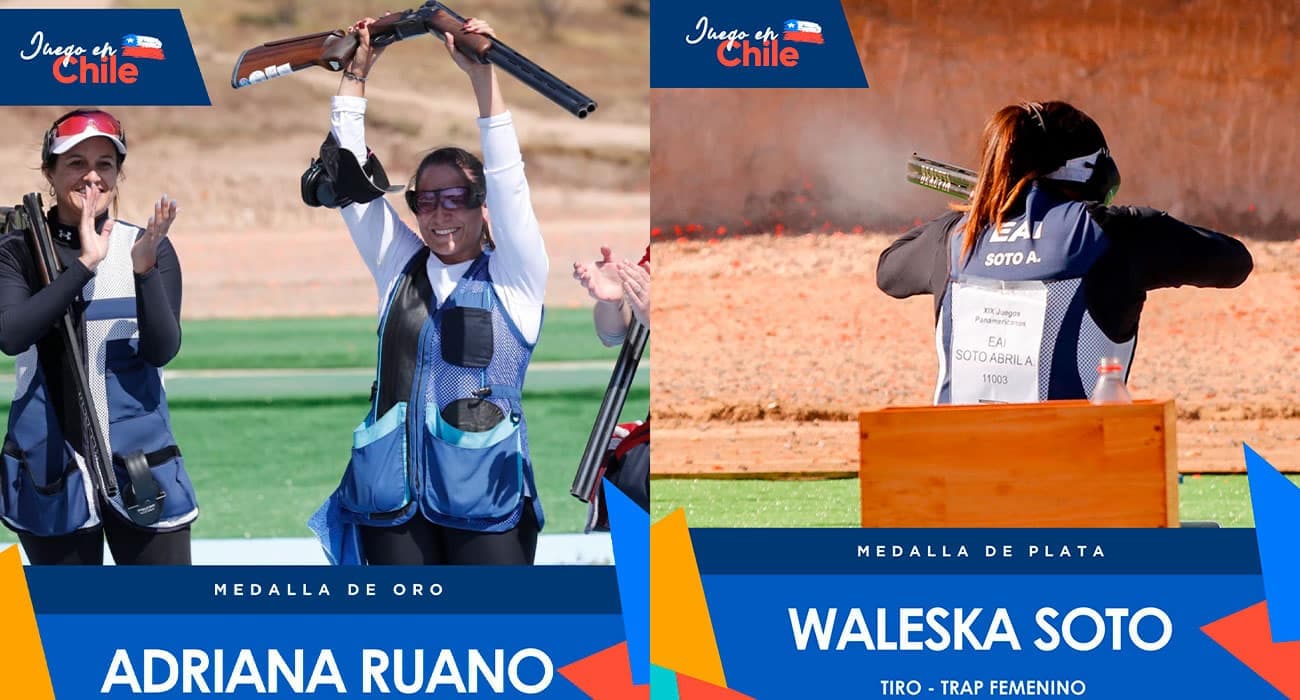 Adriana Ruano gana medalla de oro y Waleska Soto con plata en Juegos Panamericanos 2023