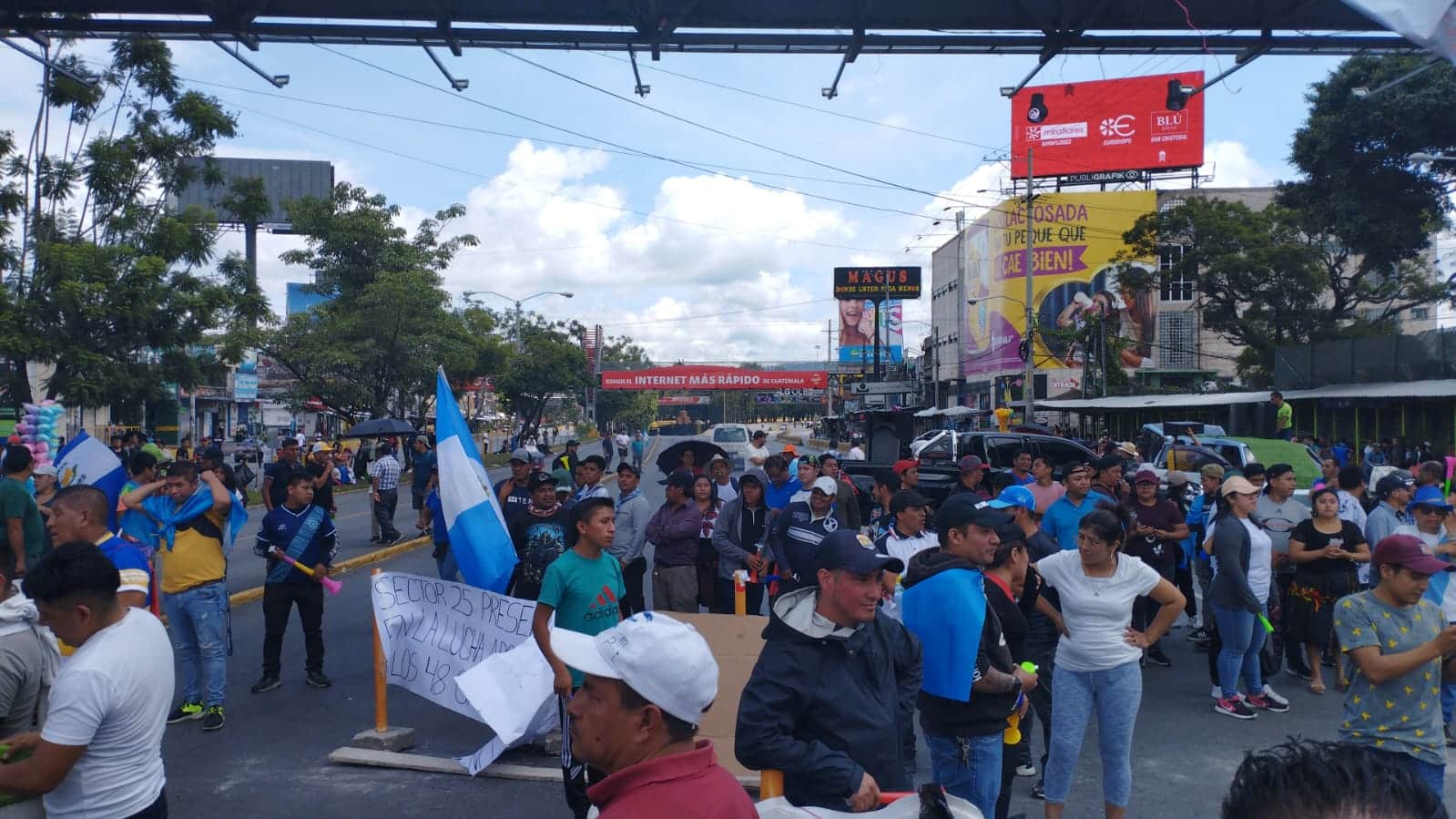Bloqueos Manifestación