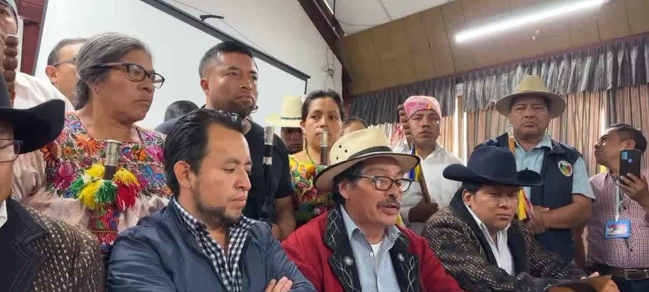 ¿Qué dijeron las autoridades ancestrales en conferencia de prensa el martes 17 de octubre?