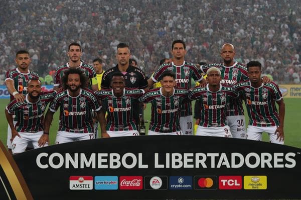 Jugadores de Fluminense posan, en una imagen de archivo, antes del partido de las semifinales de la Copa Libertadores entre Fluminense e Internacional. EFE/ Andre Coelho