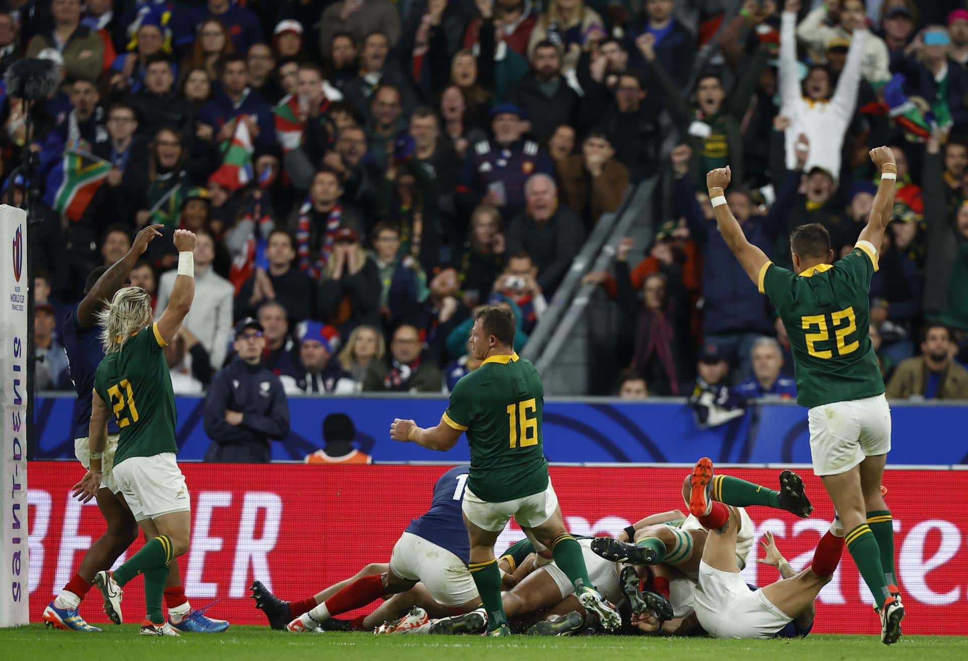 Sudáfrica elimina a Francia en el Mundial de rugby