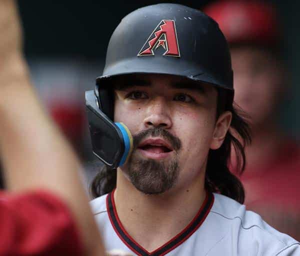 El jugador de los Arizona Diamondbacks Corbin Carroll, en una fotografia de archivo. EFE/EPA/Adam Davis