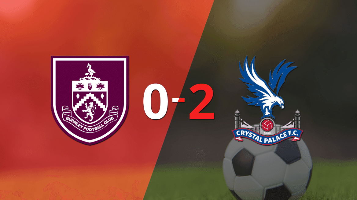 Con dos tantos, Crystal Palace derrotó a Burnley en su casa