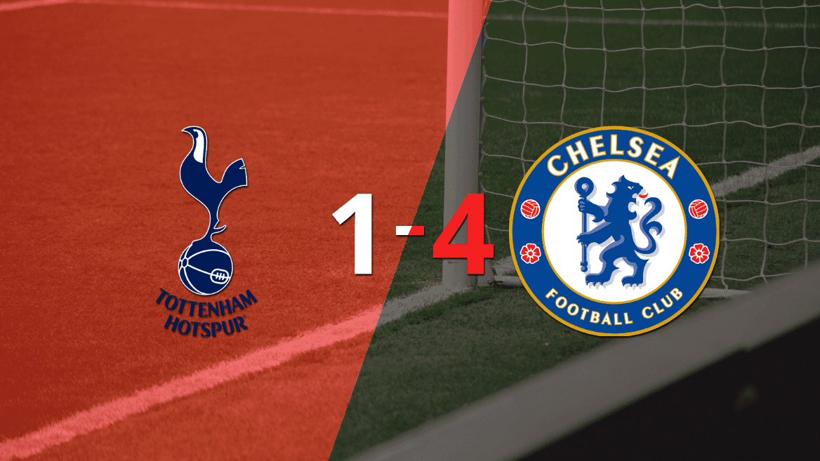 Tottenham no opuso resistencia y fue goleado por Chelsea con hat-trick de Nicolas Jackson
