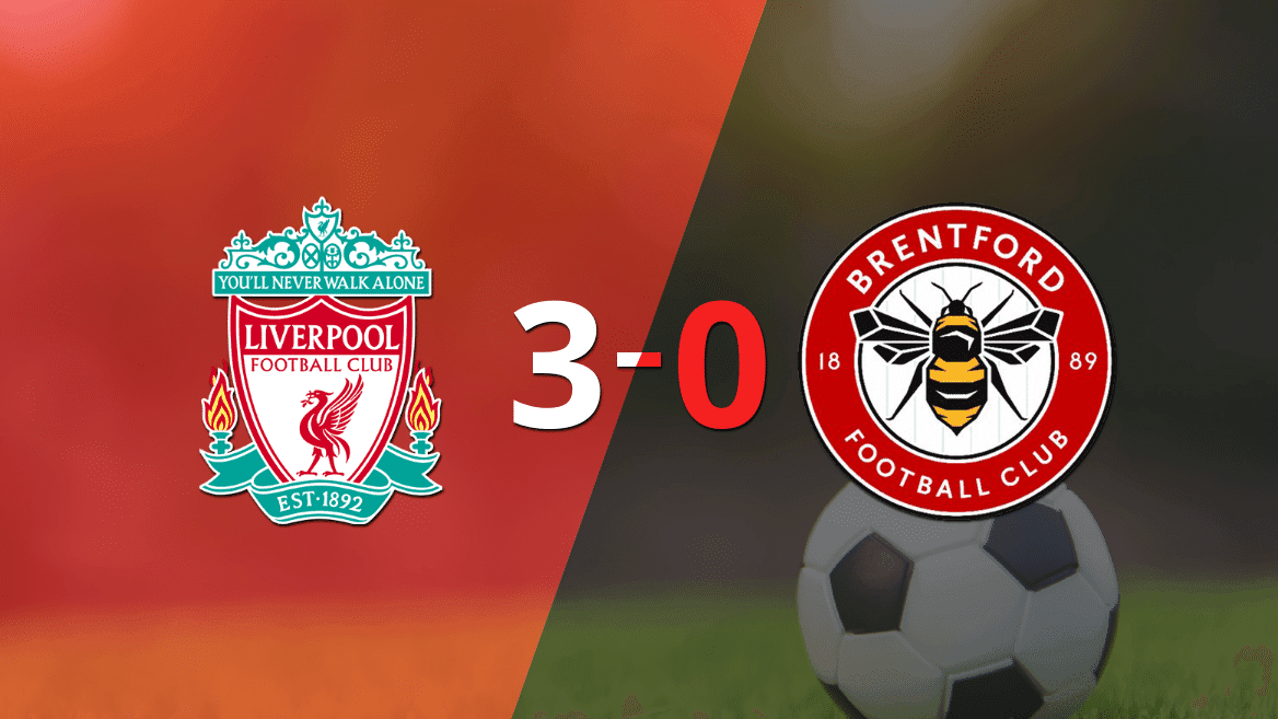 Mohamed Salah impulsó la victoria de Liverpool frente a Brentford con dos goles