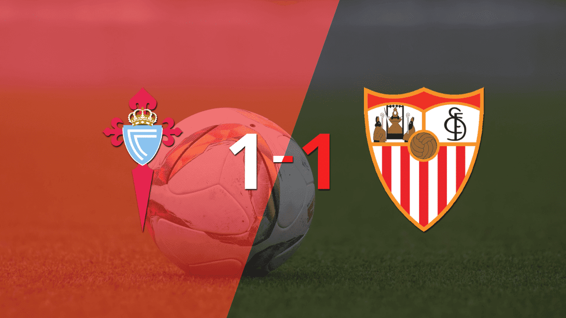 Celta y Sevilla igualaron 1 a 1