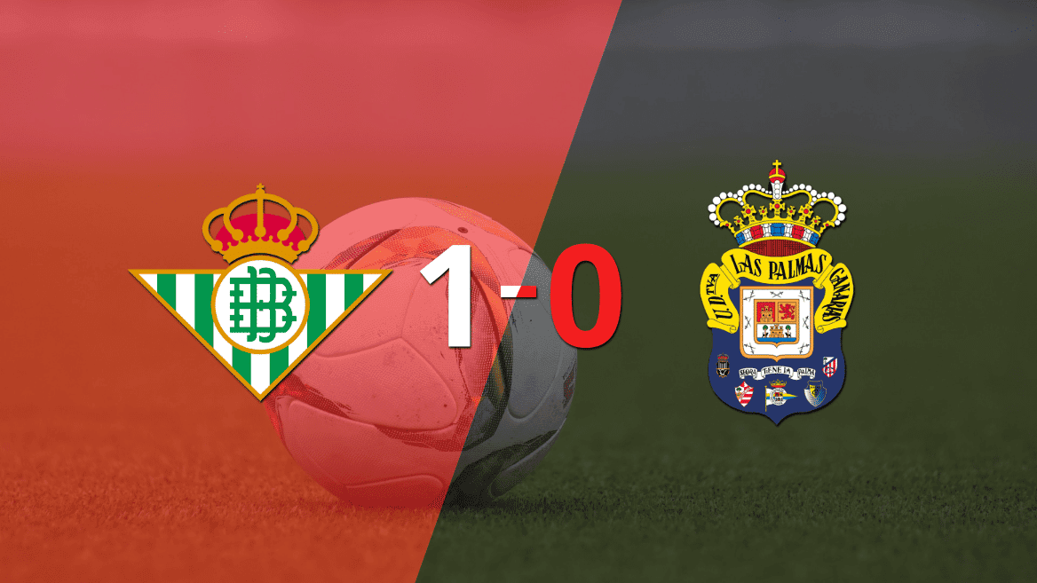 Apretada victoria de Betis frente a UD Las Palmas