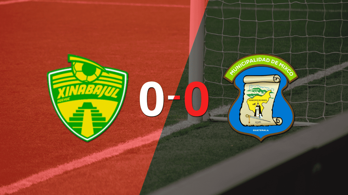 Xinabajul no pudo con Mixco y empataron sin goles
