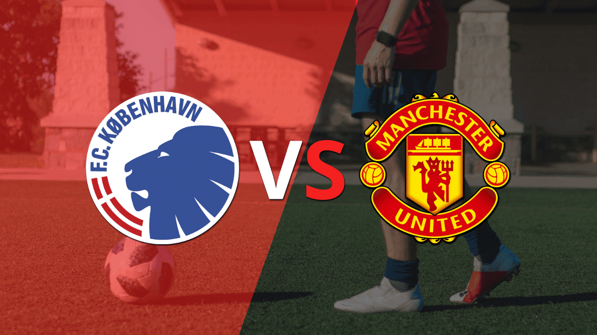 Ajustada victoria de FC Copenhague frente a Manchester United por 4 a 3