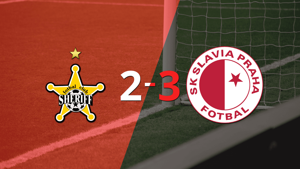 ¡Partidazo! Slavia Praga le ganó 3-2 a FC Sheriff