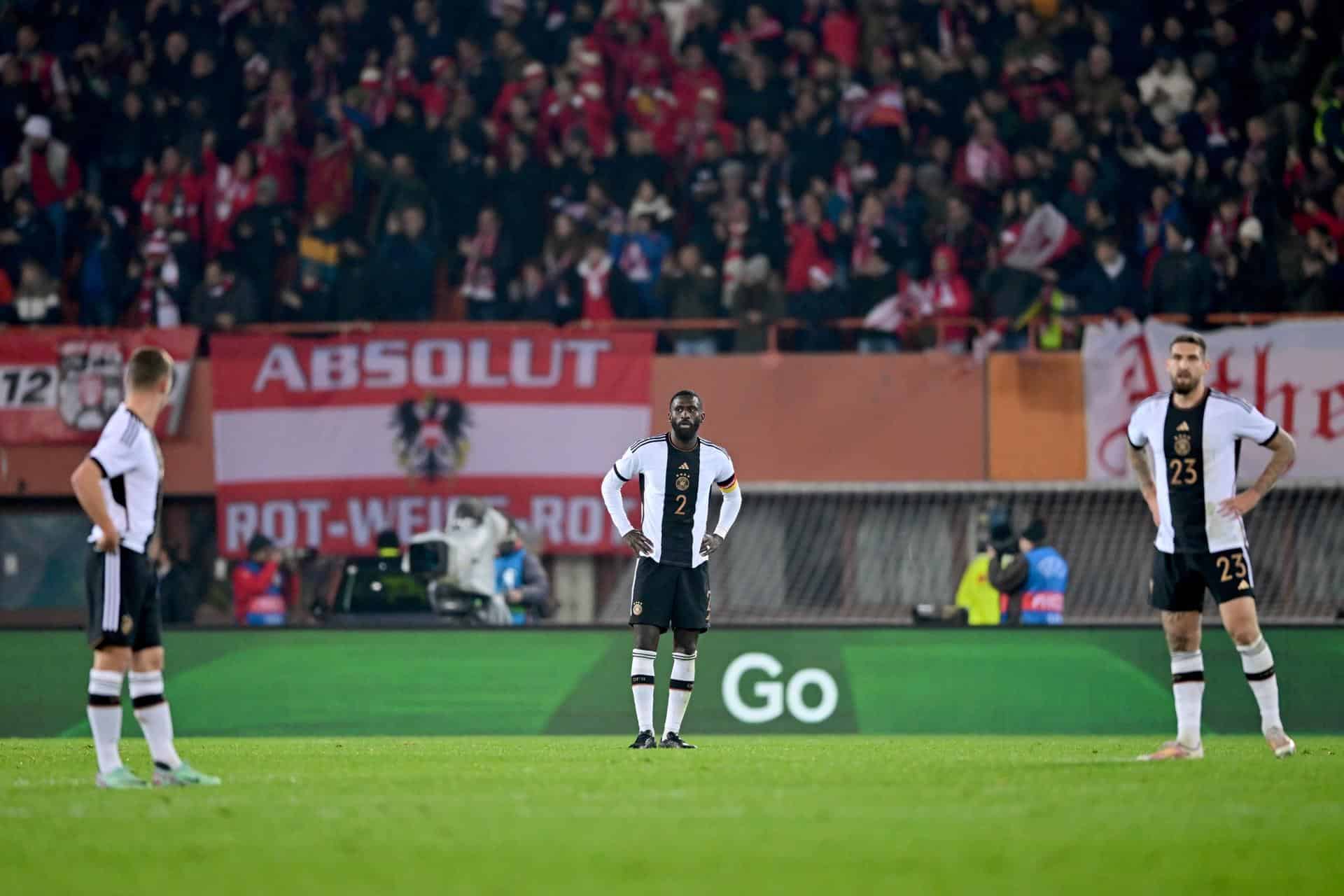 Alemania con otra dolorosa derrota en partido amistoso