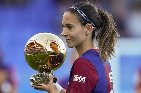 La jugadora del FC Barcelona Aitana Bonmati. EFE/ Enric Fontcuberta