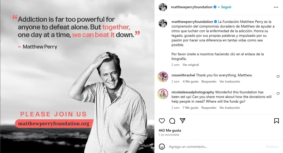 Fundación Matthew Perry