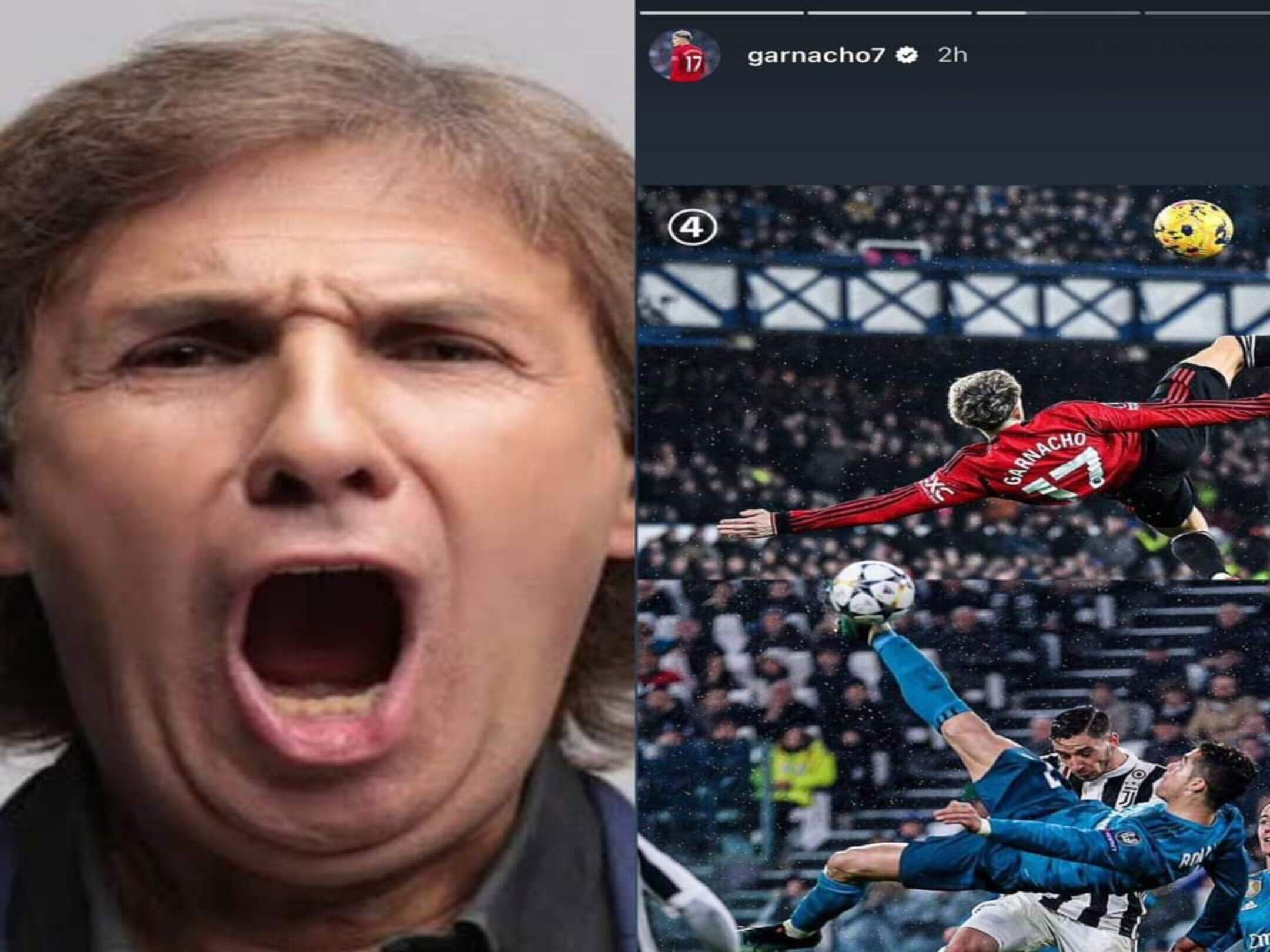 Garnacho a lo Cristiano