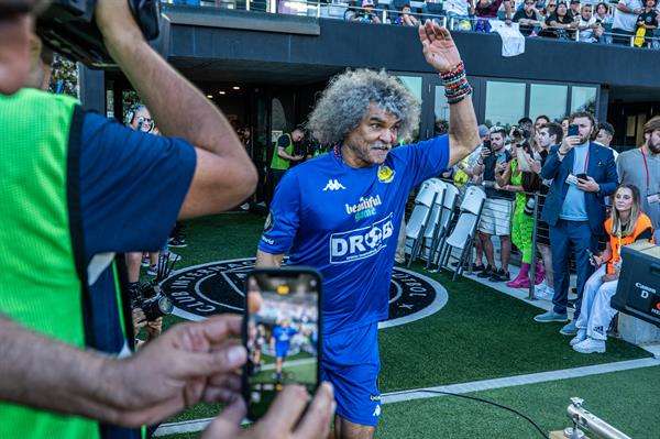 El exjugador de fútbol Carlos 'El Pibe' Valderrama, en una fotografía de archivo. EFE/Giorgio Viera