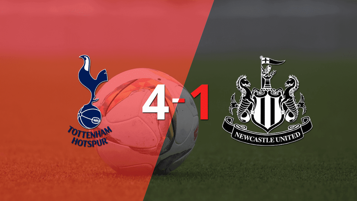 Goleada de Tottenham a Newcastle United con doblete de Richarlison incluído