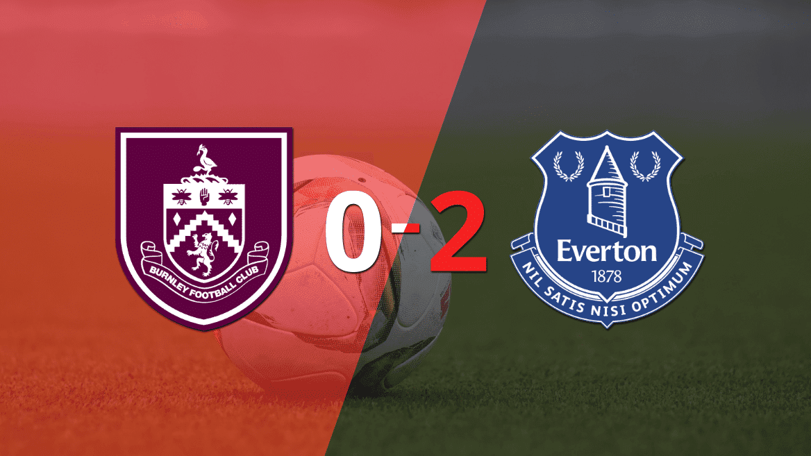Everton venció por 2-0 a Burnley como visitante