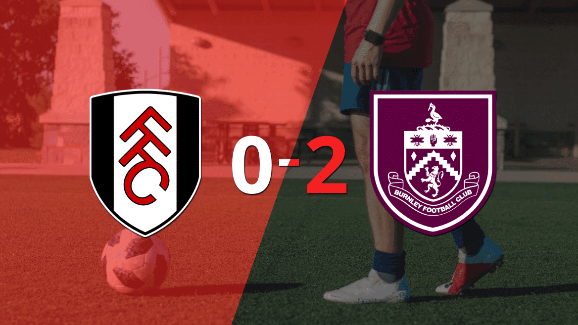 Burnley fue superior y venció por dos goles a Fulham en el estadio Craven Cottage
