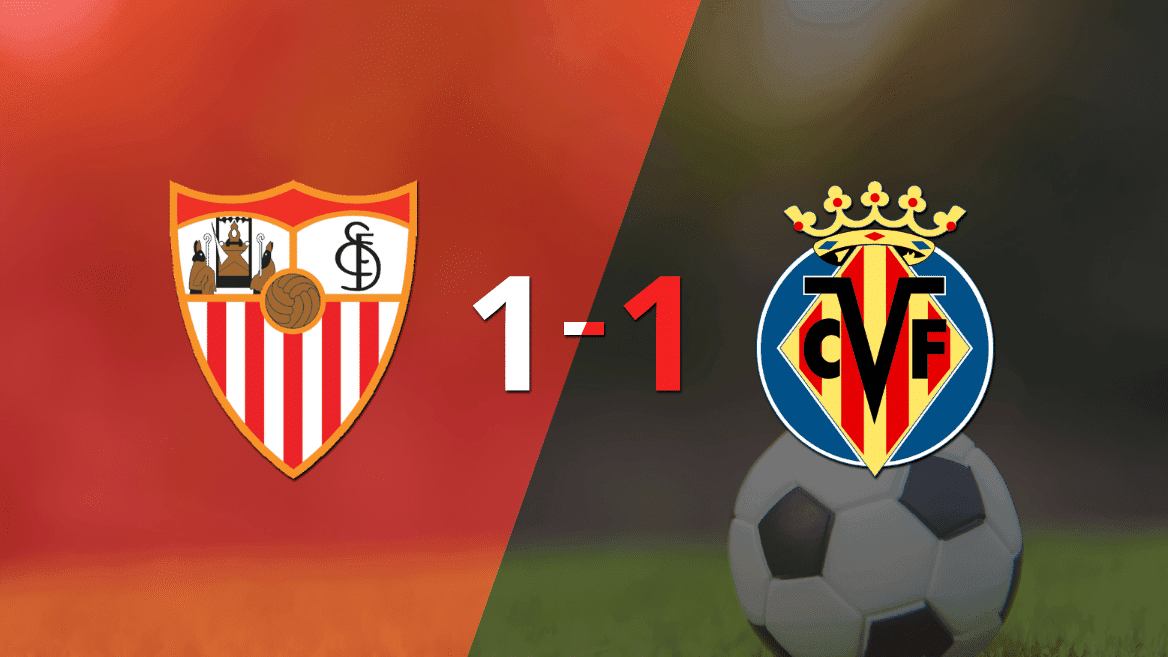 Empate a uno entre Sevilla y Villarreal
