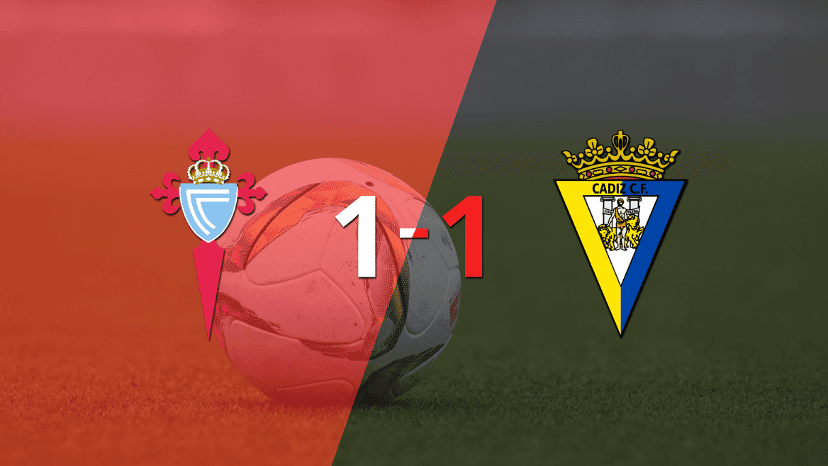Reparto de puntos en el empate a uno entre Celta y Cádiz