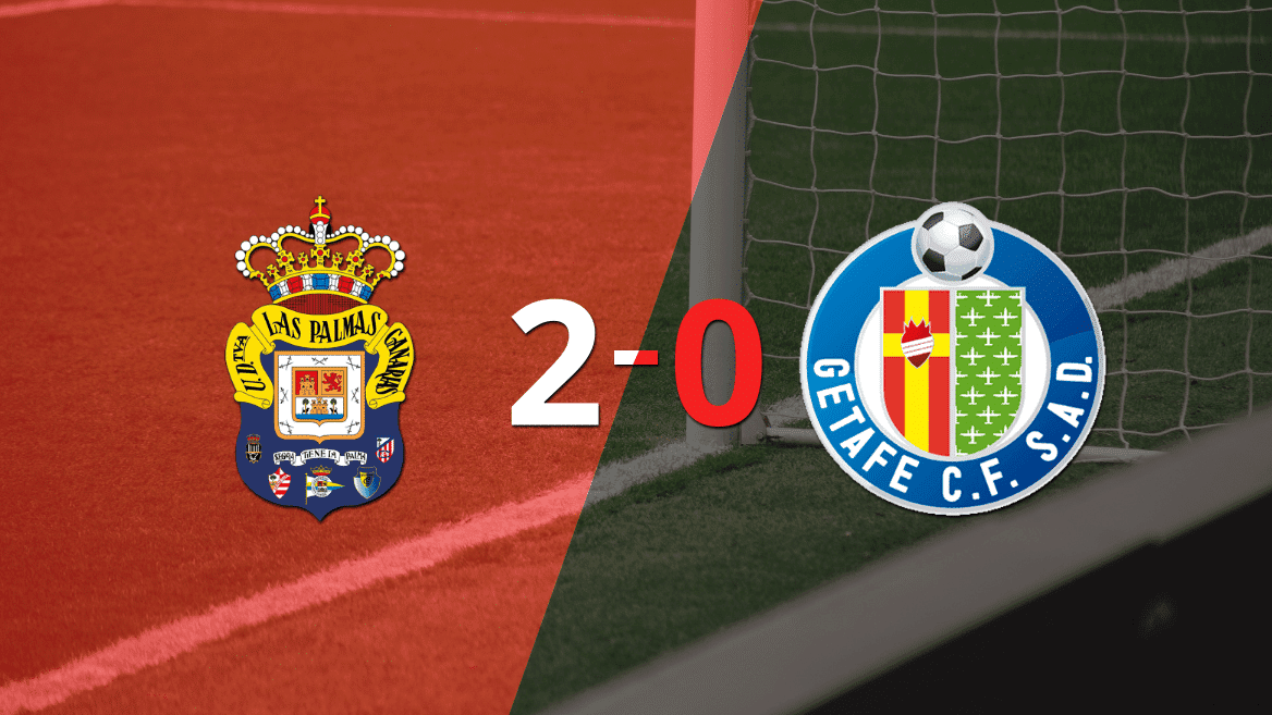 En su casa, UD Las Palmas le ganó a Getafe por 2-0