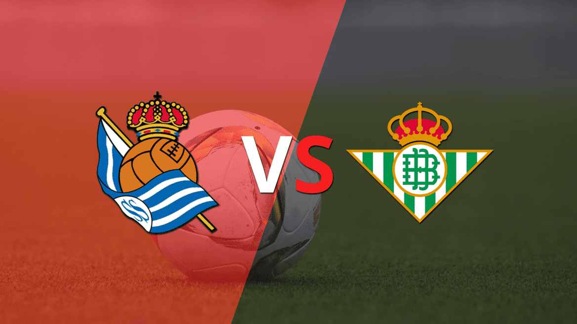 Empate a 0 en el comienzo del segundo tiempo entre Real Sociedad y Betis