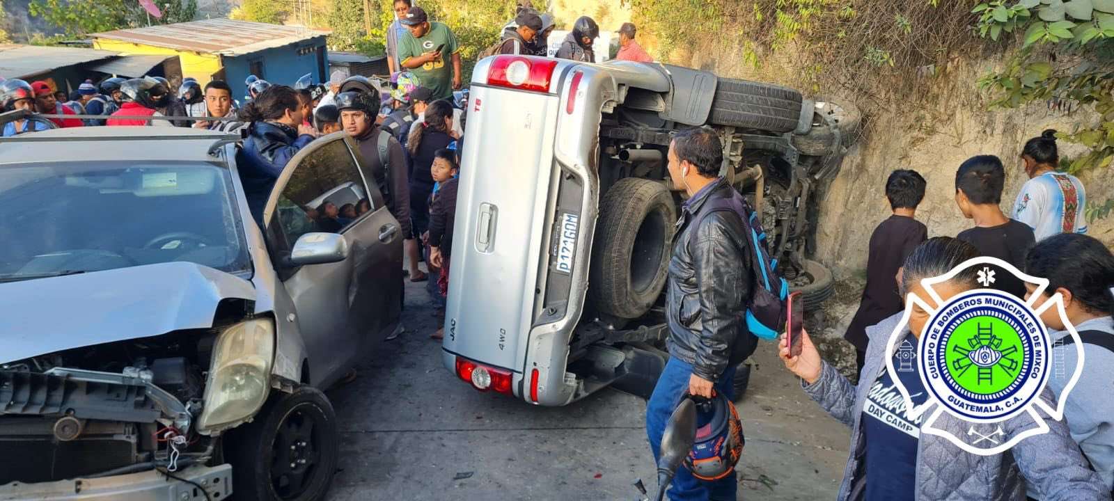 Accidente de tránsito en ruta a Ciudad Quetzal