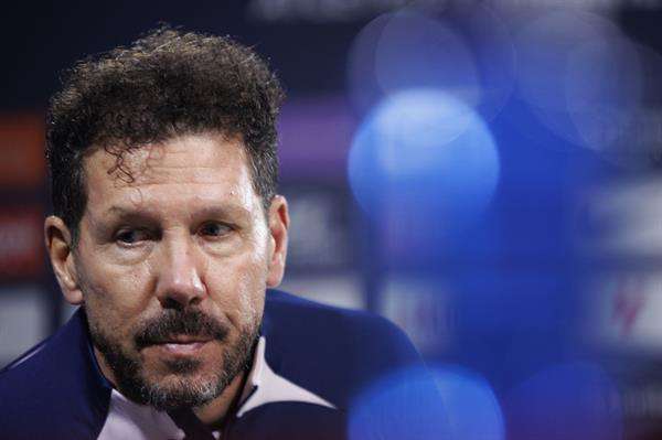 Diego Simeone entrenador del Atlético de Madrid