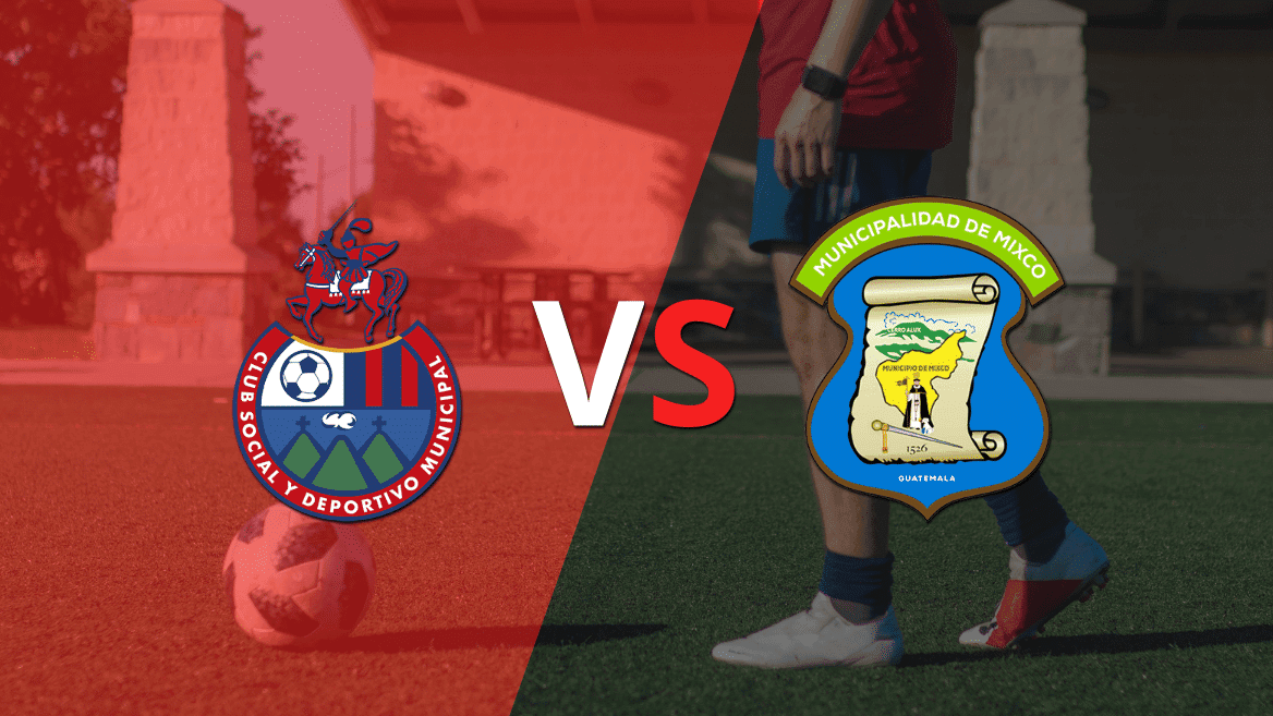 Inicia el segundo tiempo sin goles entre Municipal y Mixco