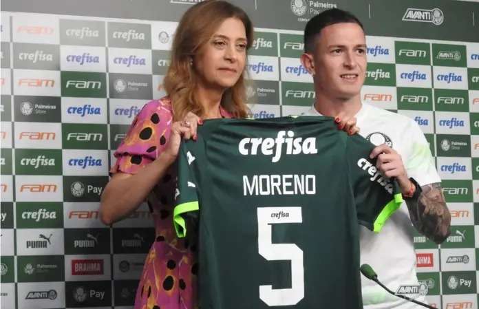 Aníbal Moreno es presentado como nuevo jugador de Palmeiras