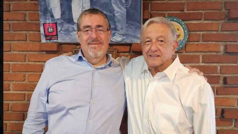 Bernardo Arévalo y Manuel López Obrador