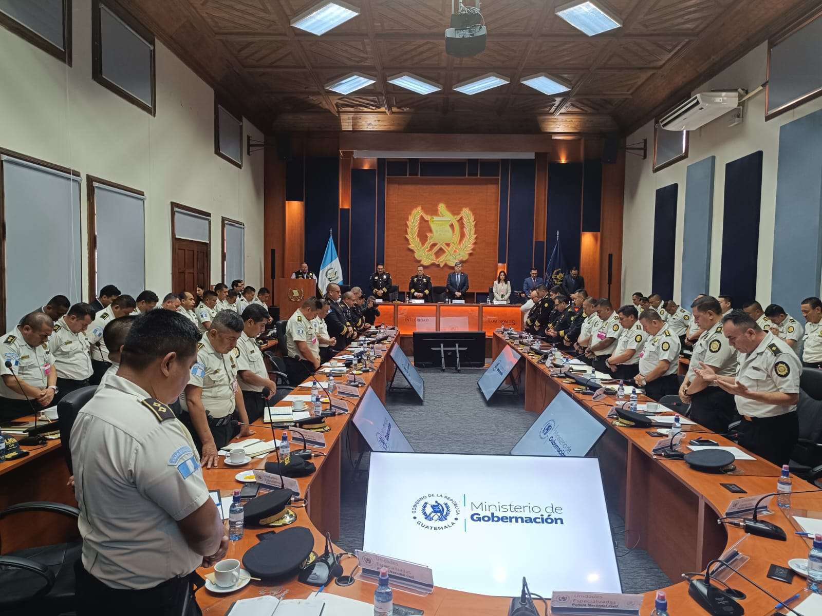 Nueva Cúpula de la Policía Nacional Civil (PNC) fue juramentada por autoridades de Gobernación