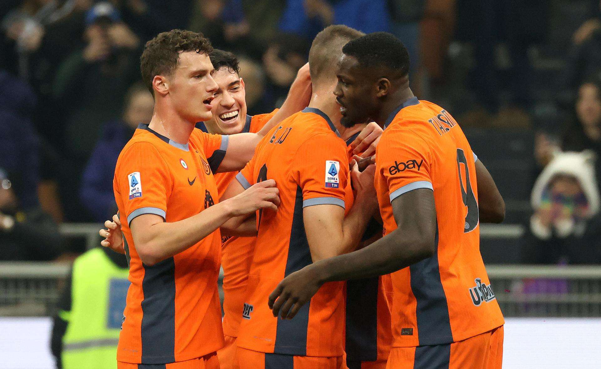 Inter golea a pocos días de medirse al Atlético de Madrid en Champions