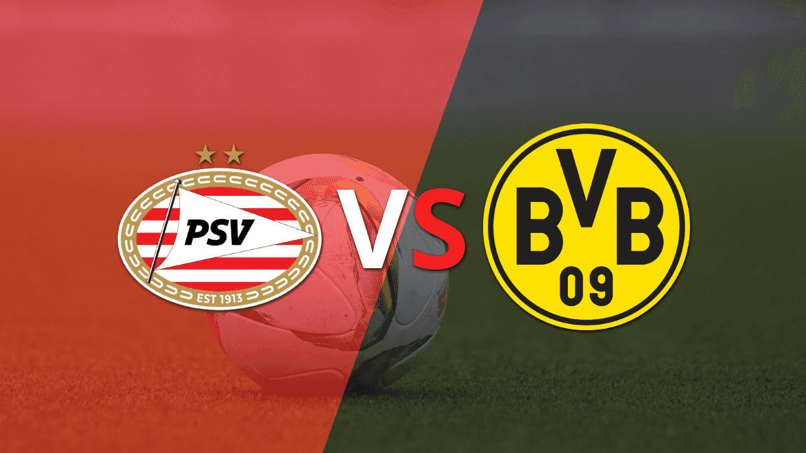 En el estadio Philips Stadion, PSV empató el partido ante Borussia Dortmund