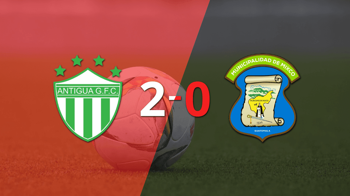 Antigua GFC le ganó con claridad a Mixco por 2 a 0