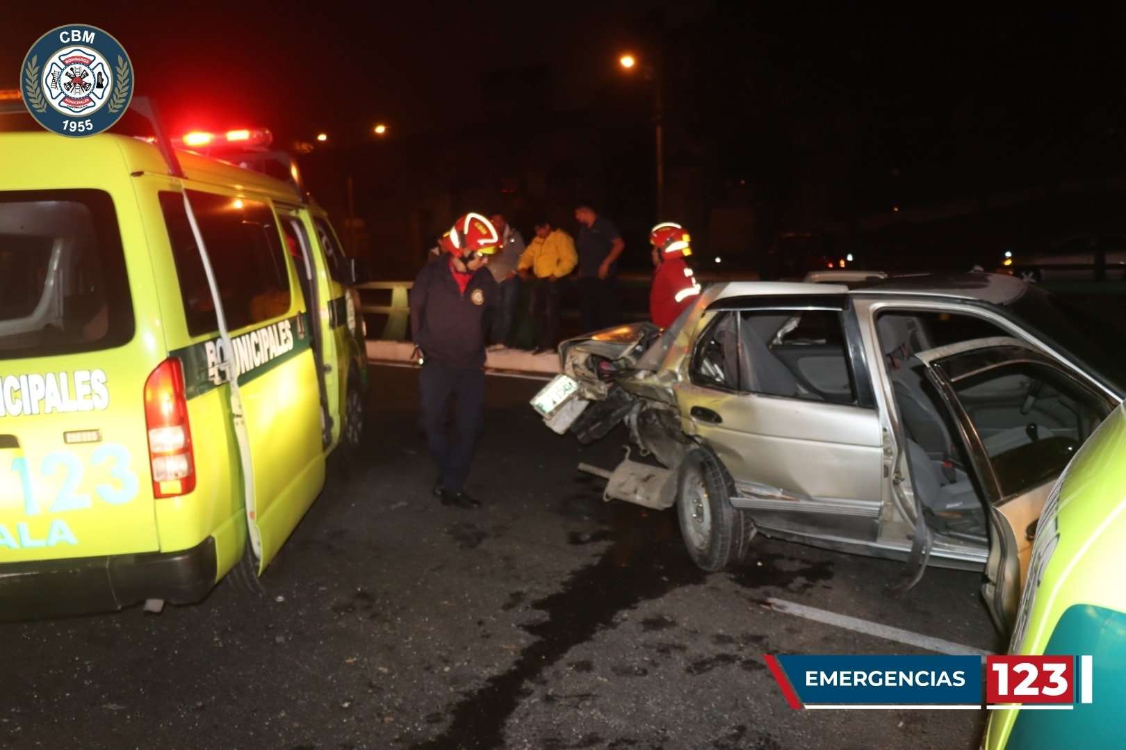 Dos personas son rectadas luego de un accidente de tránsito en el Bulevar Liberación