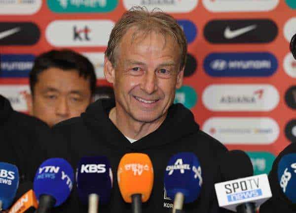 El entrenador de Corea del Sur, Jurgen Klinsmann, en una imagen de archivo de una rueda de prensa. EFE/EPA/YONHAP