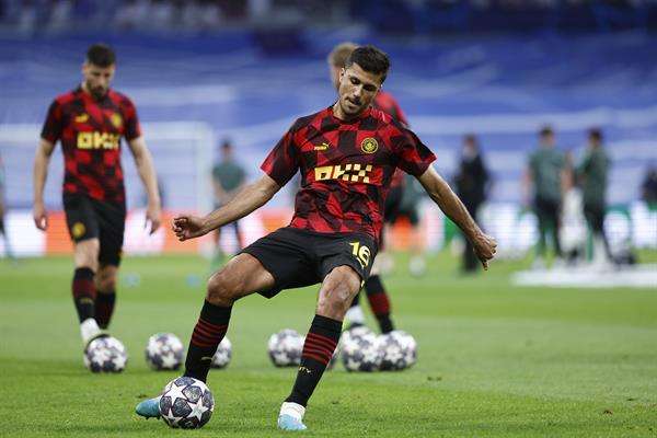 El centrocampista del Manchester Rodrigo Hernández en una imagen de archivo. EFE/Rodrigo Jiménez