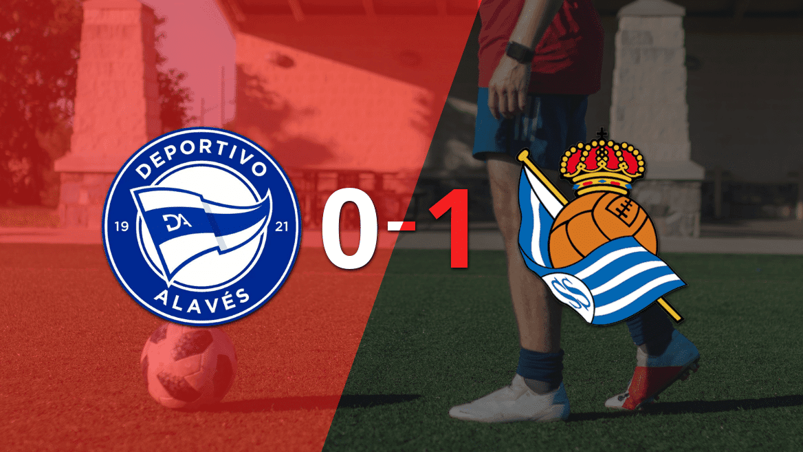 A Real Sociedad no le sobró nada, pero venció a Alavés por 1 a 0