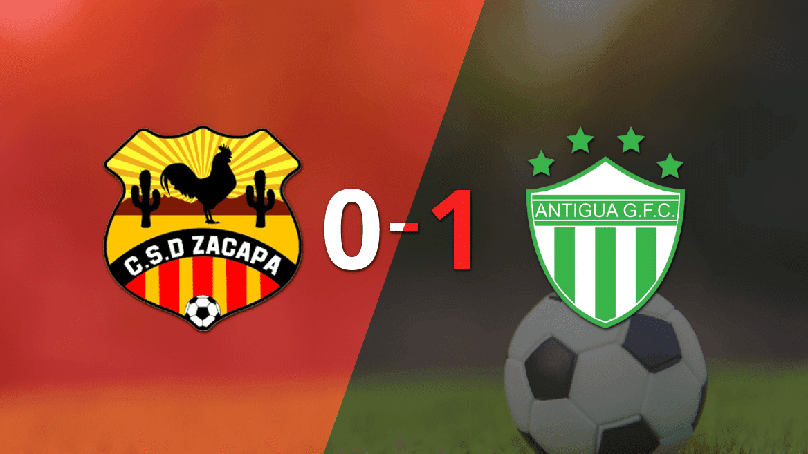 Zacapa cayó frente a Antigua GFC 1-0 con un gol de Newton Williams