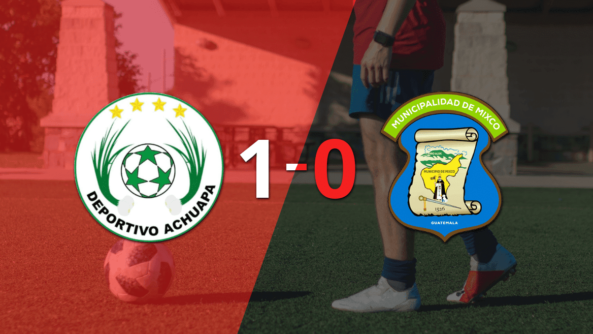 A Achuapa le alcanzó con un gol para derrotar a Mixco en el estadio Winston Pineda