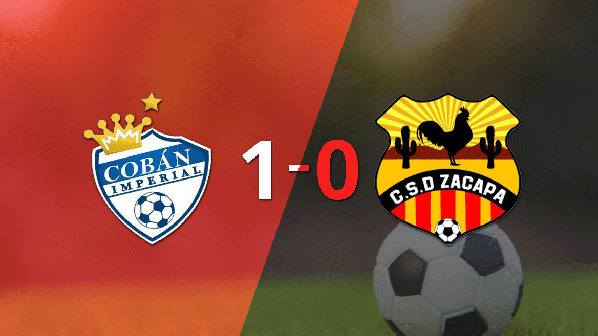 Cobán Imperial le ganó a Zacapa por 1 a 0