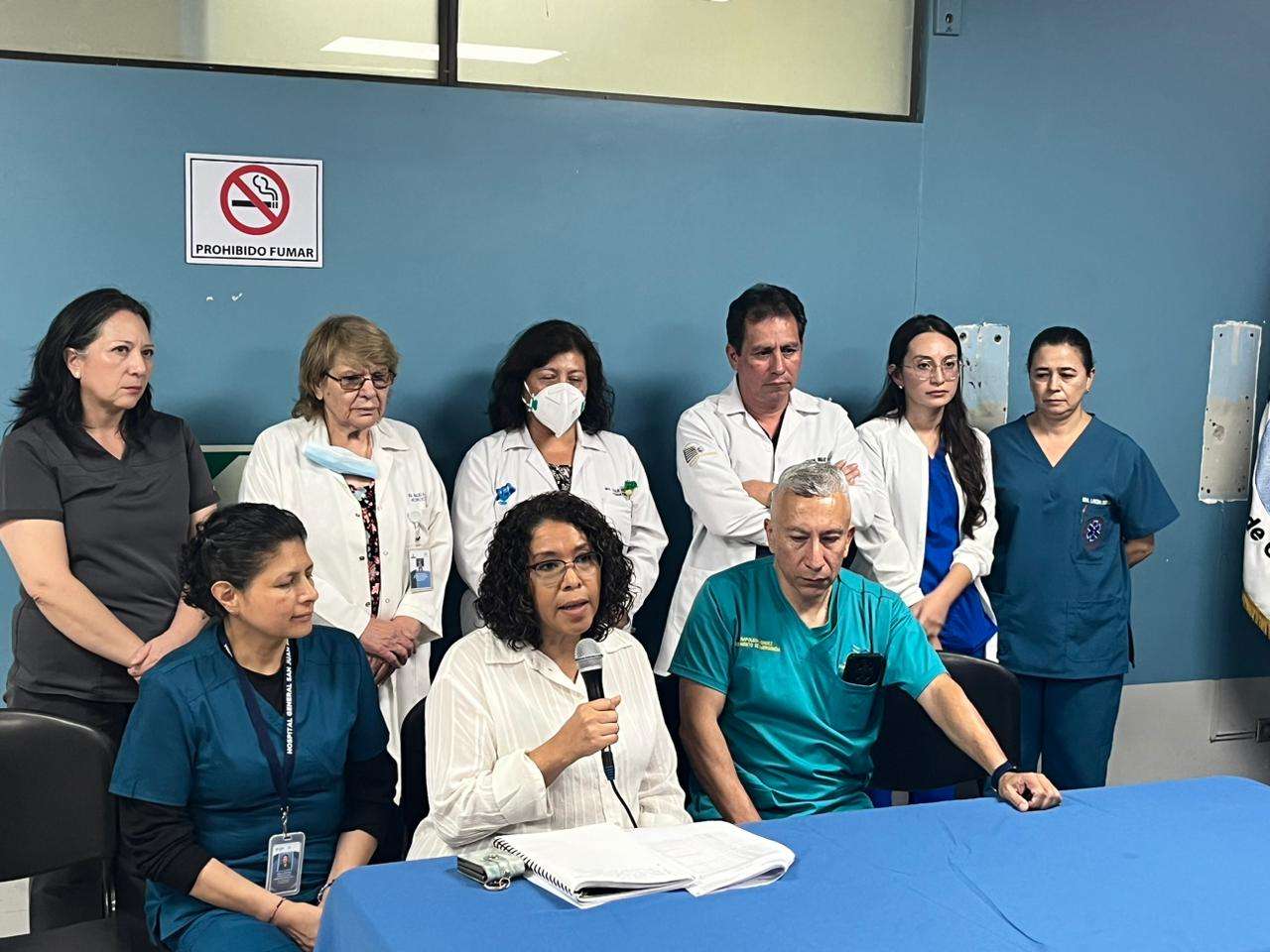 Médicos del Hospital San Juan de Dios han declarado una situación de crisis